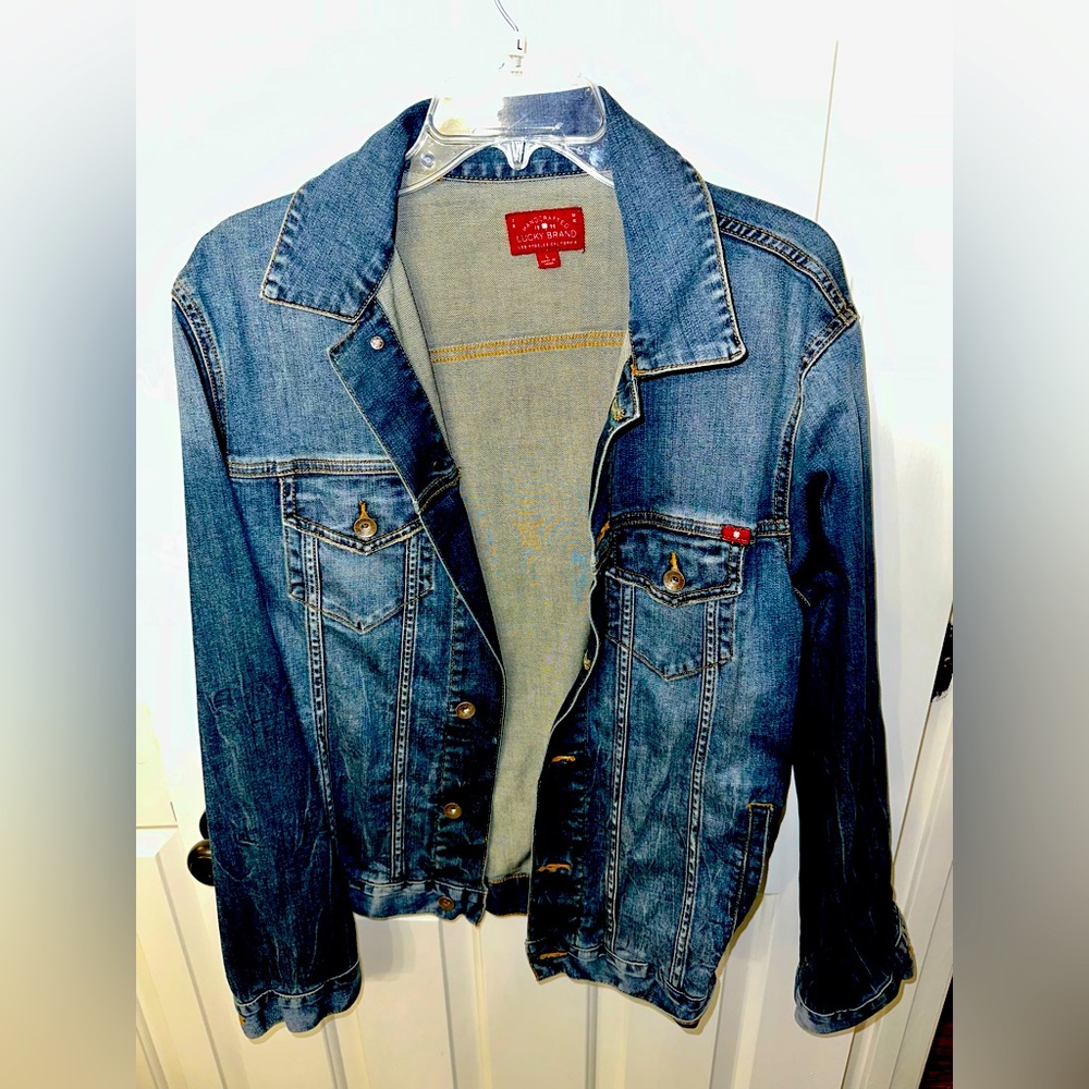 Men’s lucky brand jean jacket